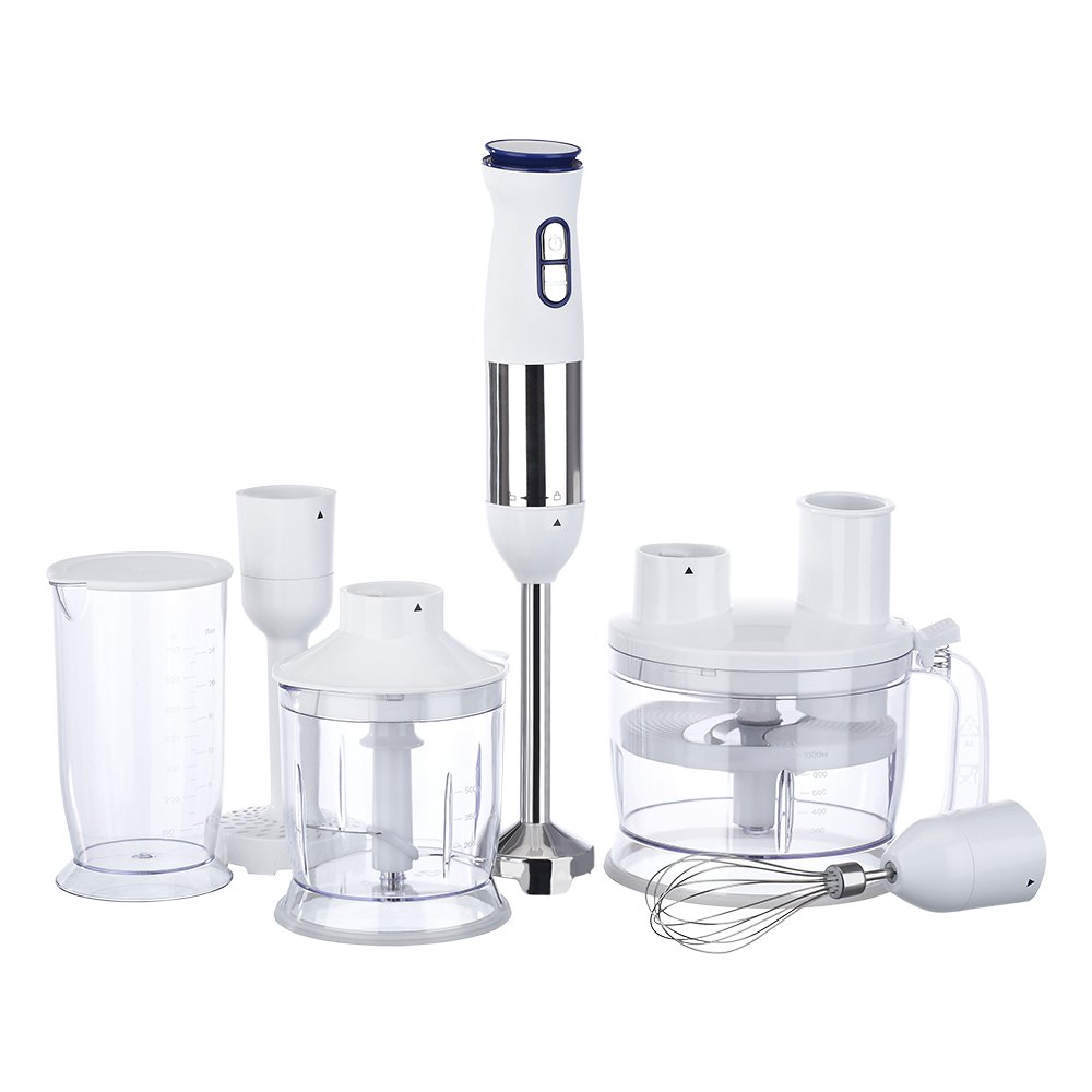 HB6003 Stepless speed control Hand Blender Set with Food processor & Potato masher